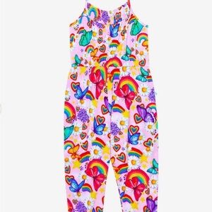 Posh Peanut Raina Rainbow Sleeveless Romper